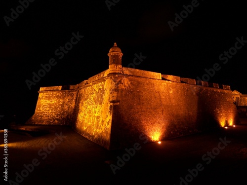 El Morro - Castle in Puerto Rico of San Felipe del Morro at night 2009