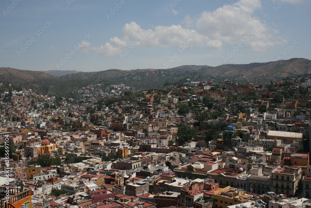 Guanajuato Mexico city scape 2009