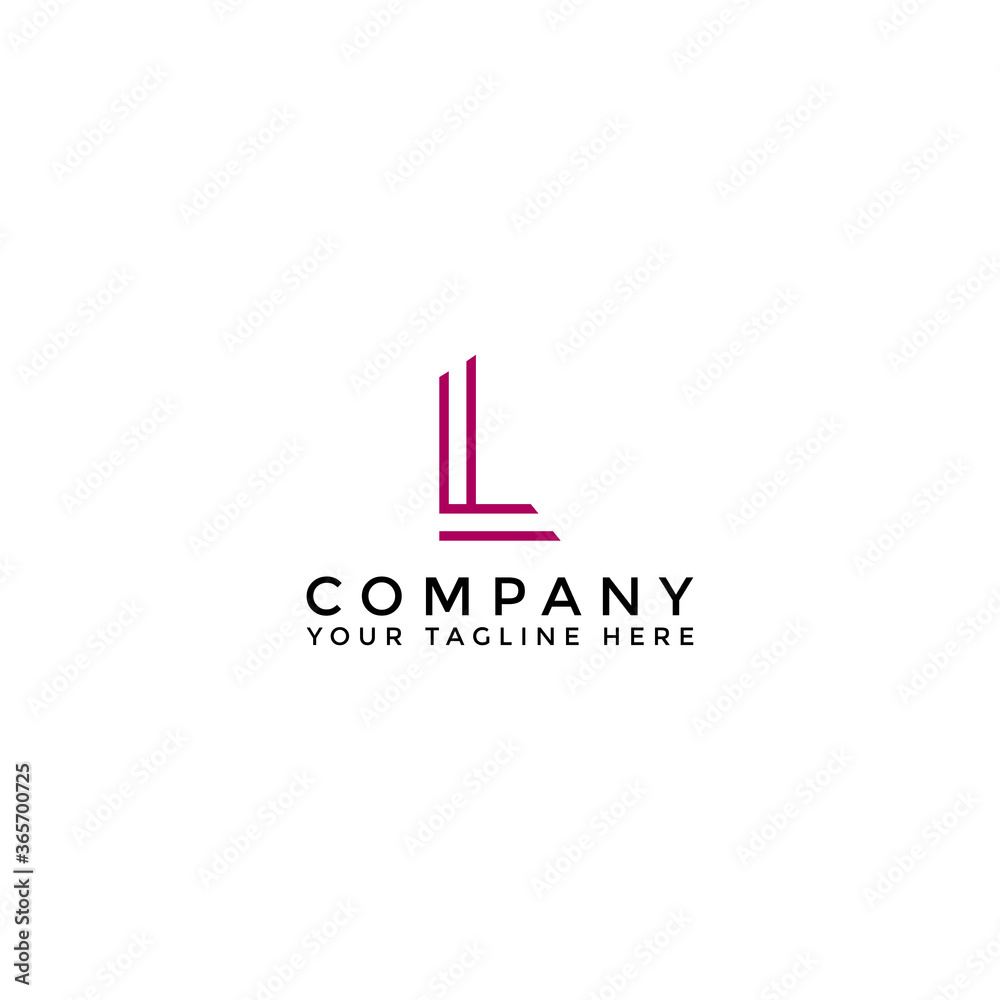Logo Design L. Initial Letter. - Vector Logo Design L. Initial Letter. - Vector