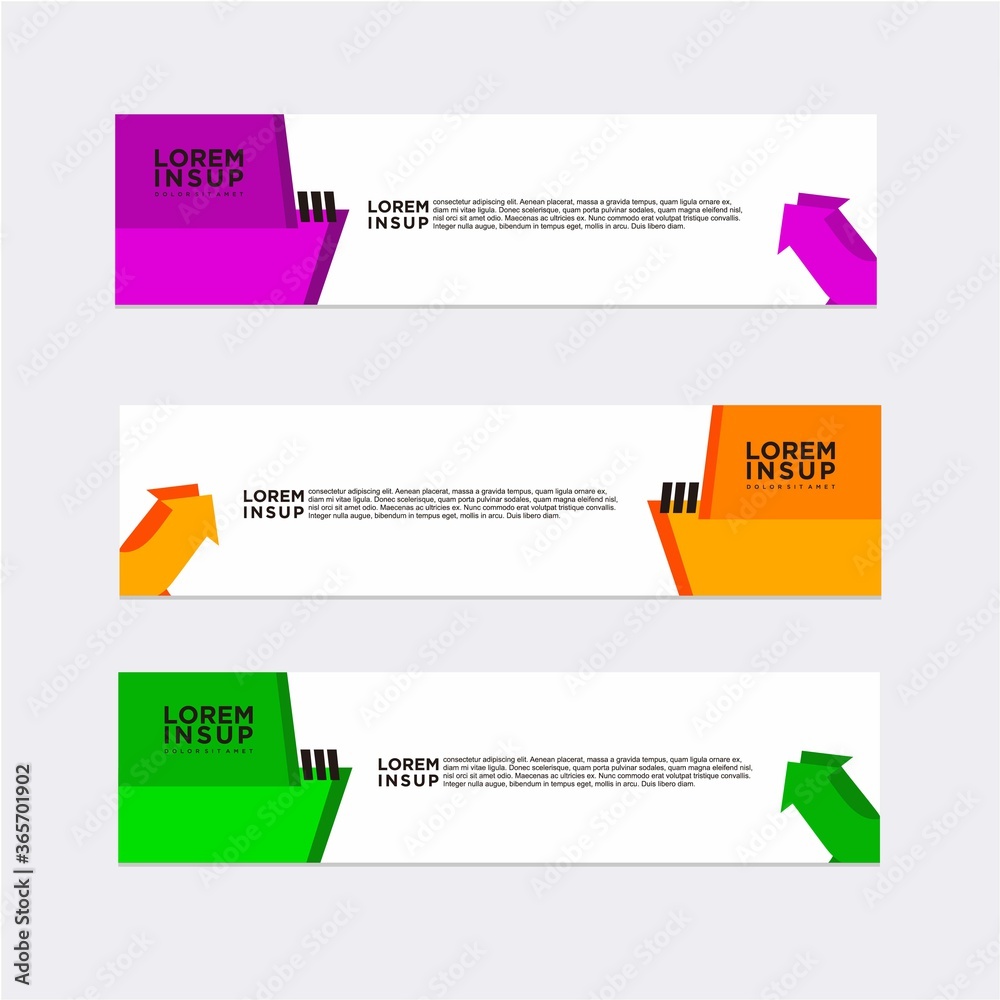modern abstract banner design template modern abstract banner design template