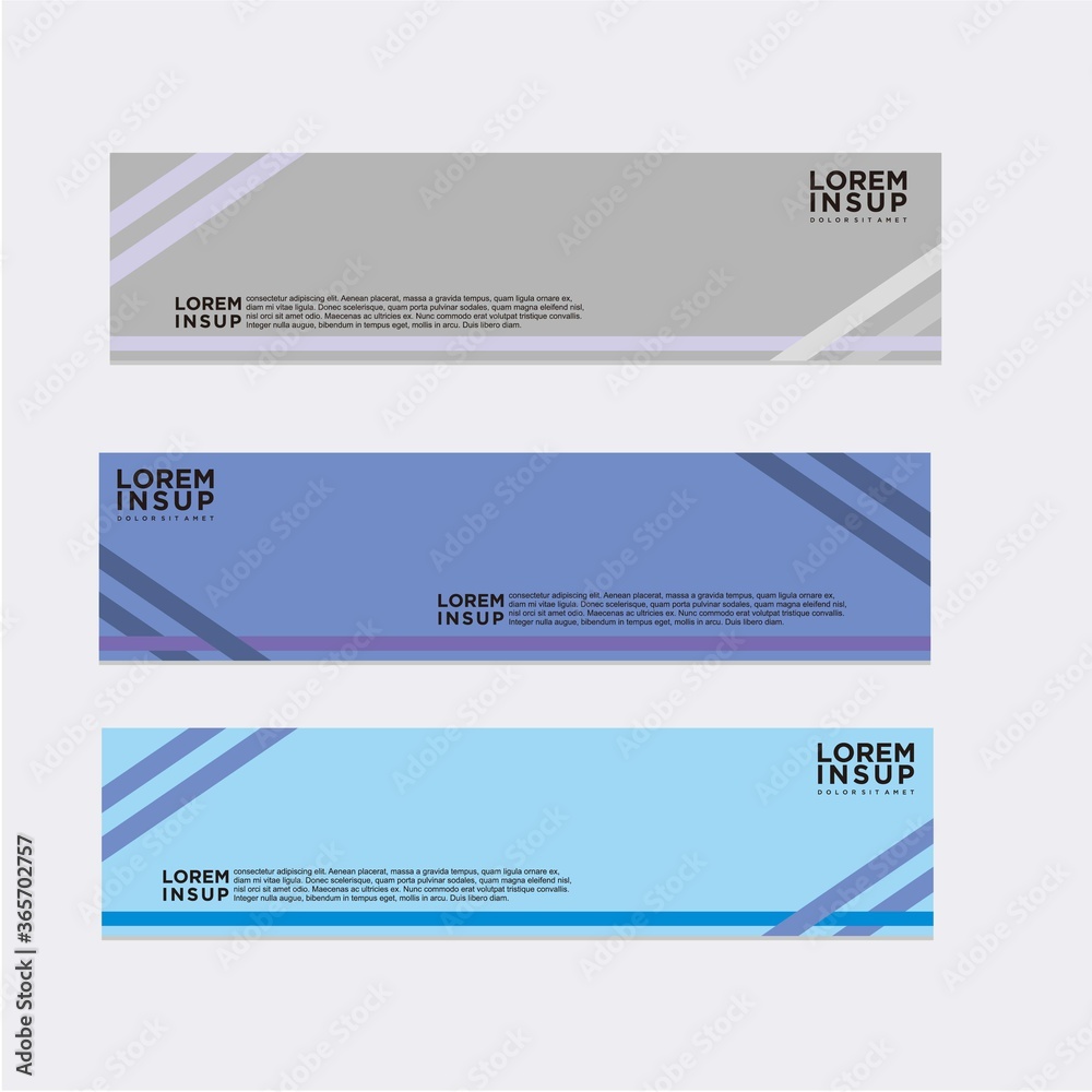 modern abstract banner design template modern abstract banner design template