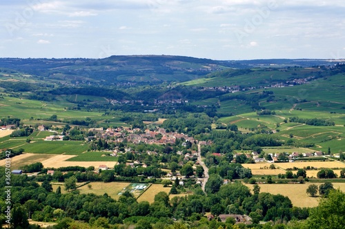 La commune de Cheilly-l  s-Maranges en Bourgogne.