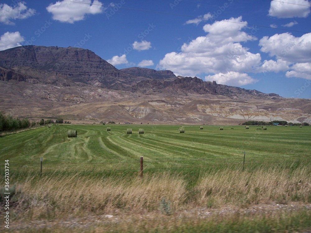 Fototapeta premium Wyoming Road Trip Landscape 2009