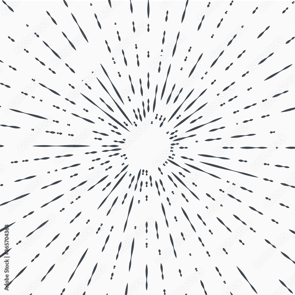 Obraz premium Star burst design element on white background