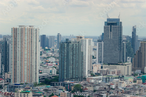 Bangkok cityscape, modern office building skyscraper, Bangkok , Thailand.