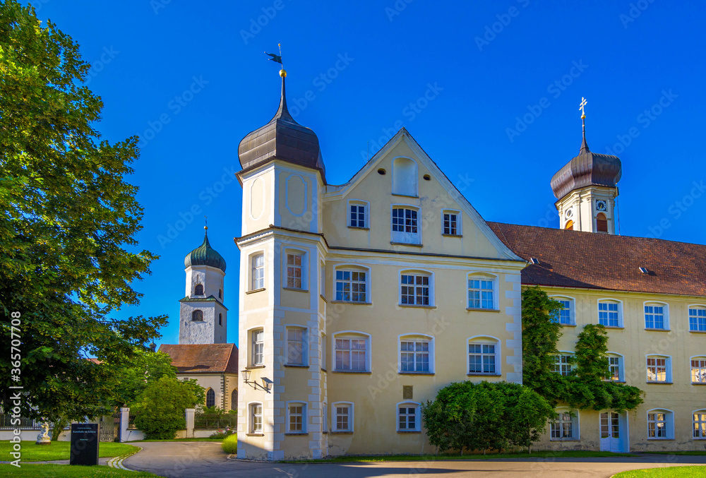Schloss in Isny, Allgäu, Bayern, Deutschland