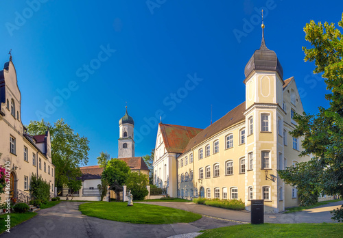Schloss in Isny, Allgäu, Bayern, Deutschland photo