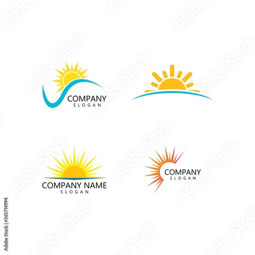 sun ilustration logo