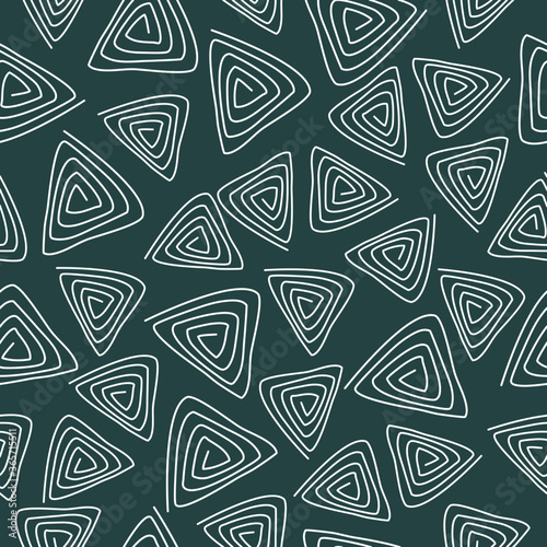 Seamless triangle pattern vector illustration