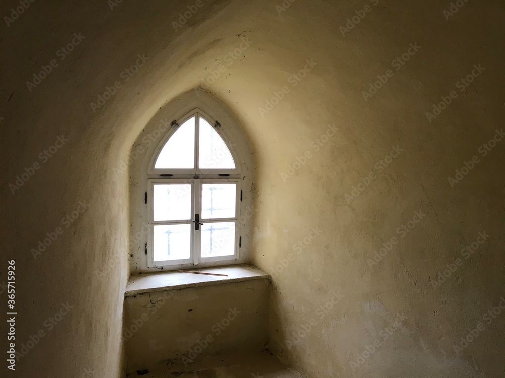 Gothic Style Window in the Castle