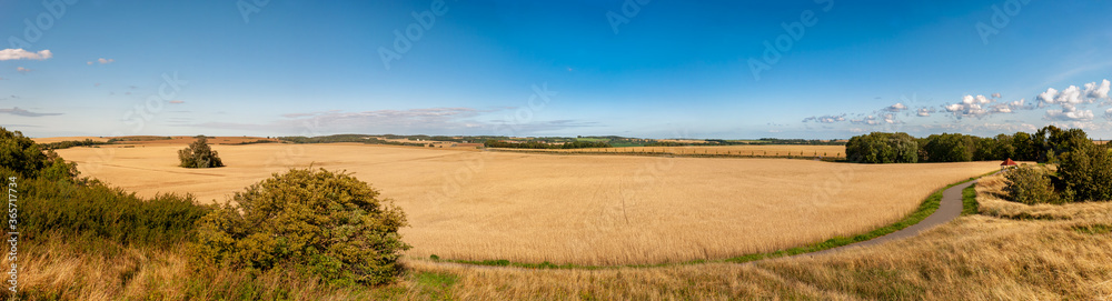 Aussicht vom Bobbiner Tempelberg bei Sagard auf der Insel Rügen