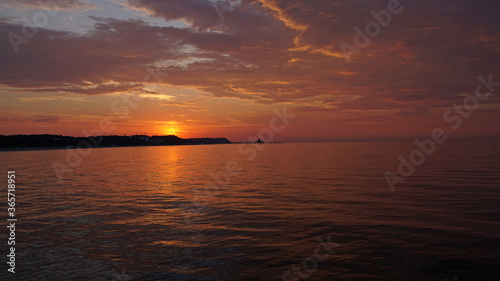 Sonnenuntergang über der Ostsee VI