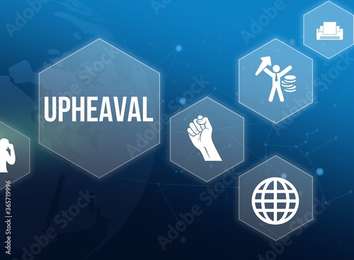 Принти на полотні upheaval