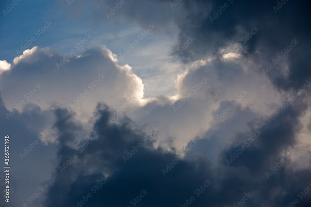 Turbulent Sky with Threatening Clouds