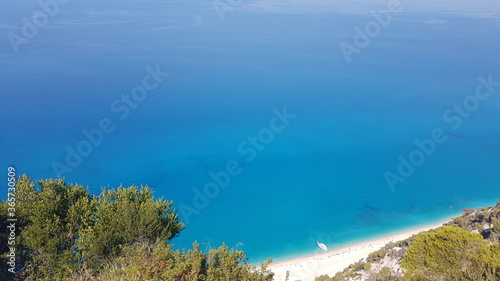blue sky and sea