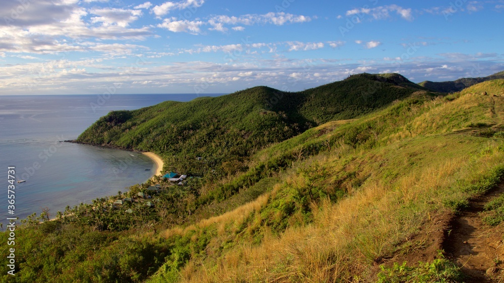 Panorama of Naviti island, Fiji