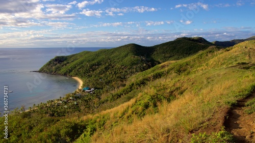 Panorama of Naviti island  Fiji