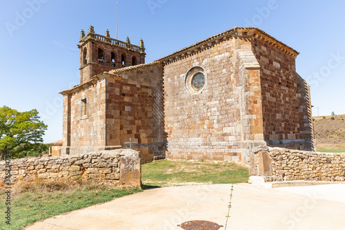 church of the Nativity of Our Lady in Revilla del Campo, province of Burgos, Castile and Leon, Spain