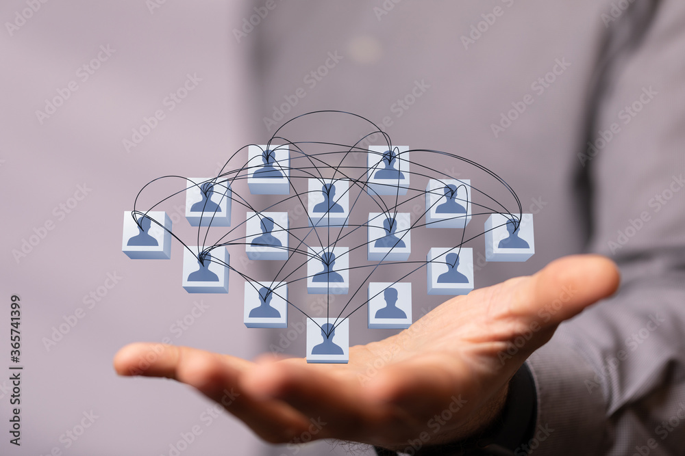 organization chart team concept networking group organization chart team concept networking group