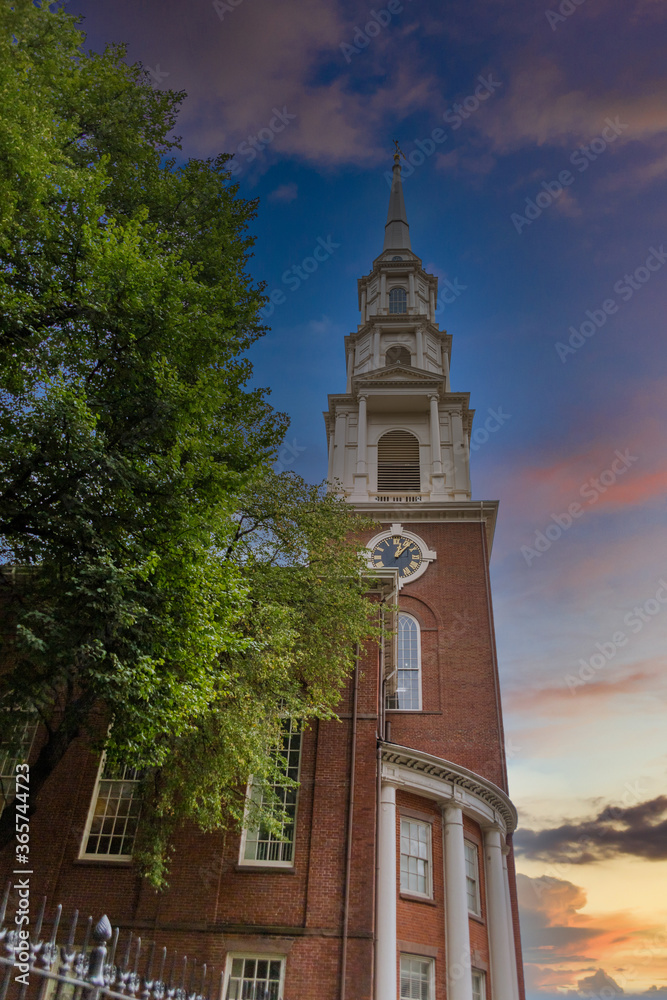 Old Park Street Church in Boaton, Massachusetts