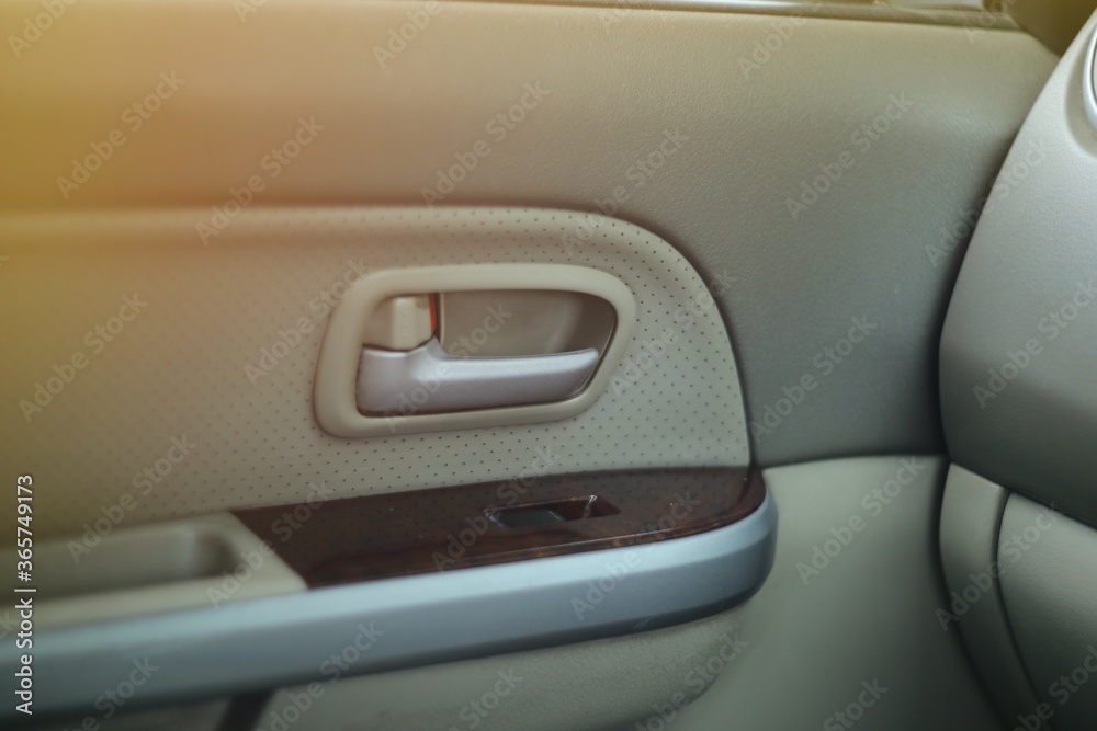 modern car interior