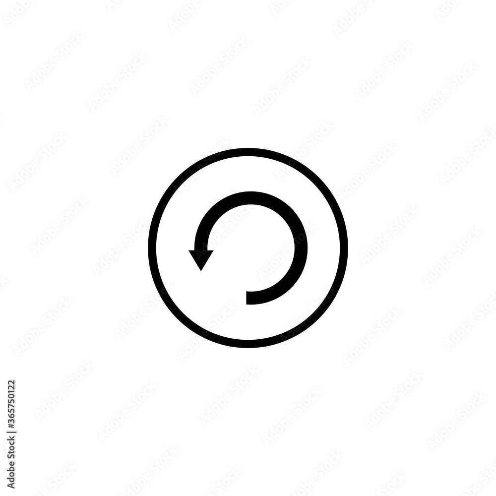 refresh button icon vector symbol eps 10 isolated illustrations white background refresh button icon vector symbol eps 10 isolated illustrations white background