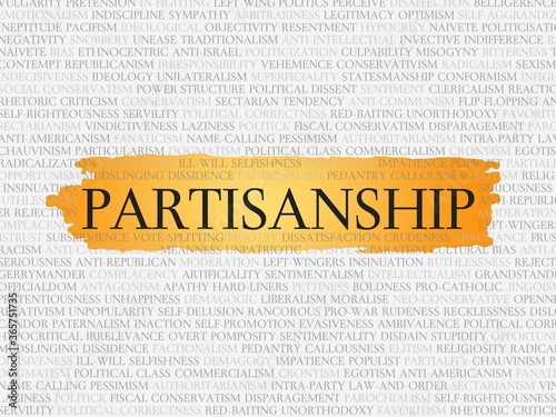 Tableau sur toile partisanship