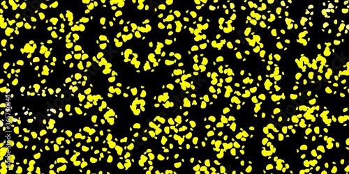 Dark yellow vector background with random forms.