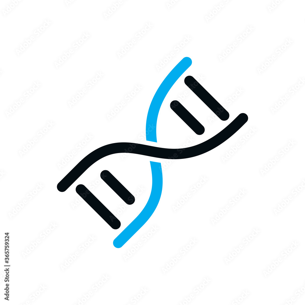 Helix icon vector logo design template