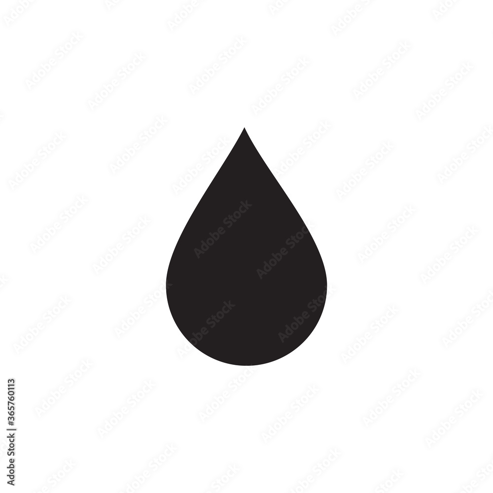 Drop water icon vector logo design template flat style Drop water icon vector logo design template flat style