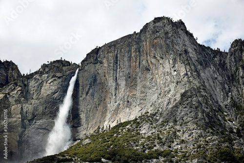 Yosemite Falls in Yosemite National Park, California USA 