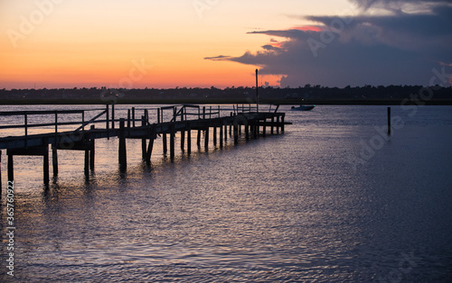 Sunset at Topsail Island