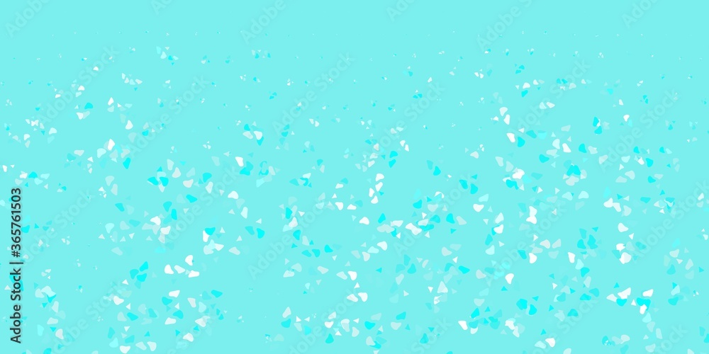 Light blue, green vector background with random forms. Light blue, green vector background with random forms.
