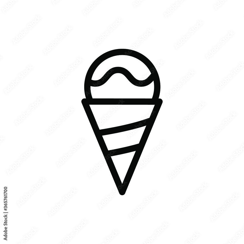 ice cream icon vector illustration outline style. summer icon set. ice cream icon vector illustration outline style. summer icon set.
