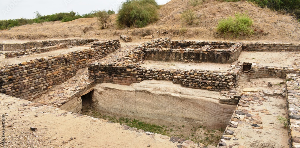Dholavira is an archaeological site at Khadirbet in Bhachau Taluka of Kutch District, in the state of Gujarat in western India