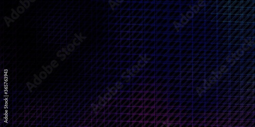 Dark Pink, Blue vector layout with lines. Geometric abstract illustration with blurred lines. Template for your UI design.