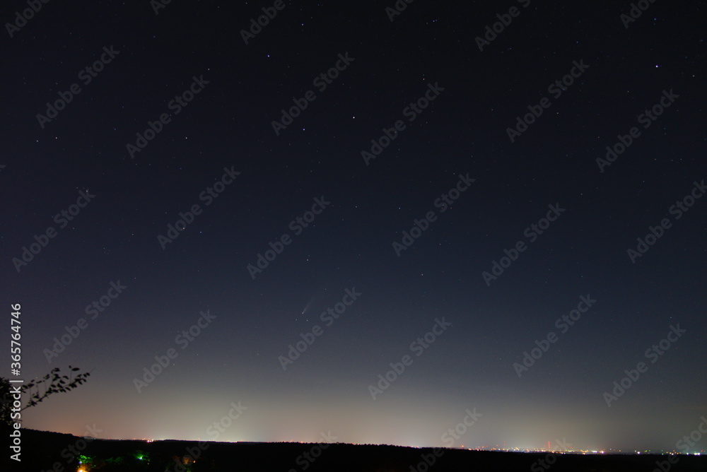 Neowise Comet Landscape