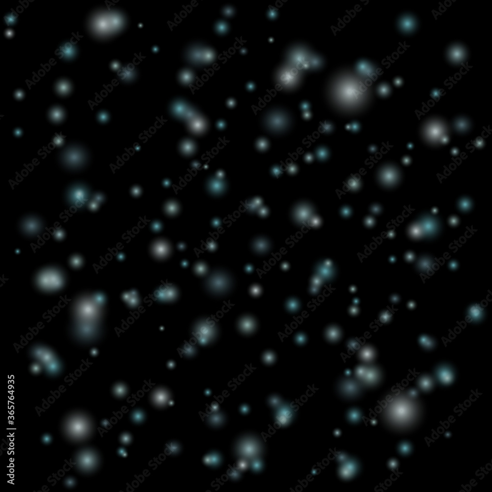 abstract blue flare particles background