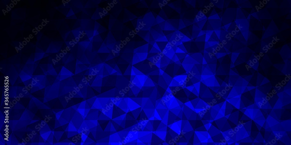 Dark BLUE vector layout with lines, triangles. Dark BLUE vector layout with lines, triangles.