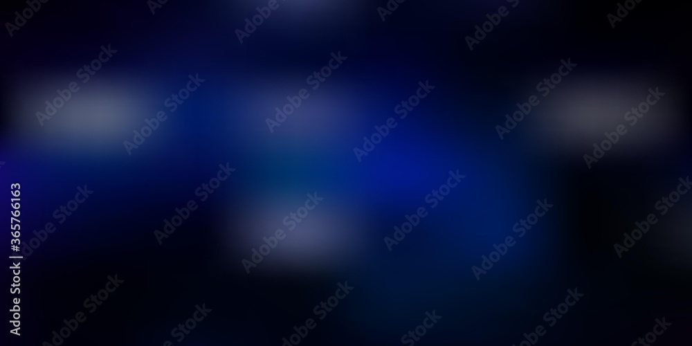 Dark blue vector abstract blur pattern.
