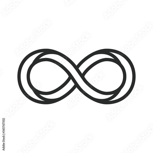 infinity icon design illustration