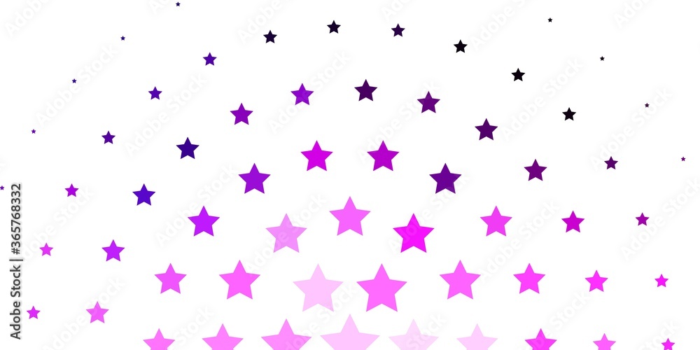 Light Purple, Pink vector background with small and big stars. Blur decorative design in simple style with stars. Pattern for wrapping gifts. Light Purple, Pink vector background with small and big stars. Blur decorative design in simple style with stars. Pattern for wrapping gifts.