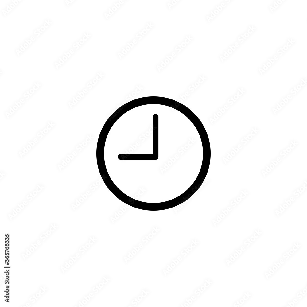 time icon, clock icon vector symbol eps 10 isolated illustrations white background time icon, clock icon vector symbol eps 10 isolated illustrations white background