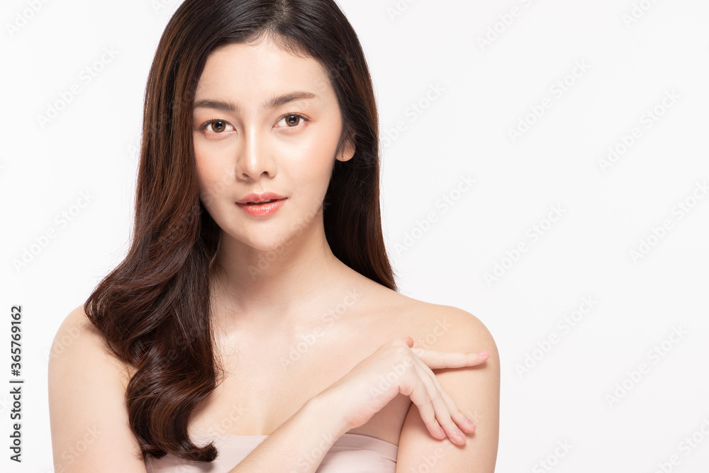 Beauty asian women portrait face with skin care healthy and skin. Beauty asian women portrait face with skin care healthy and skin.