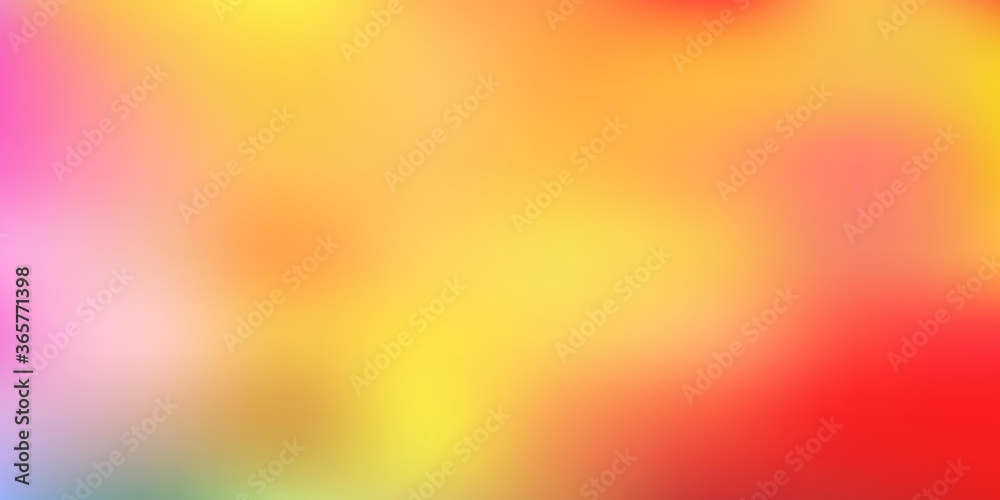 Light multicolor vector gradient blur backdrop.
