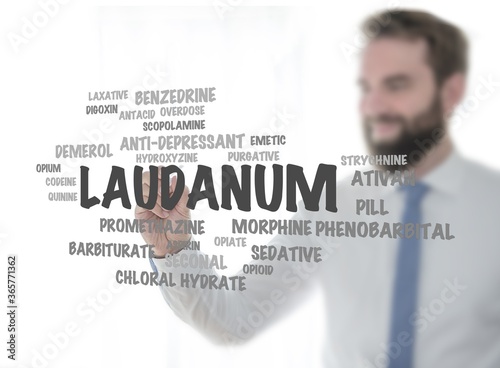 Tableau sur toile laudanum