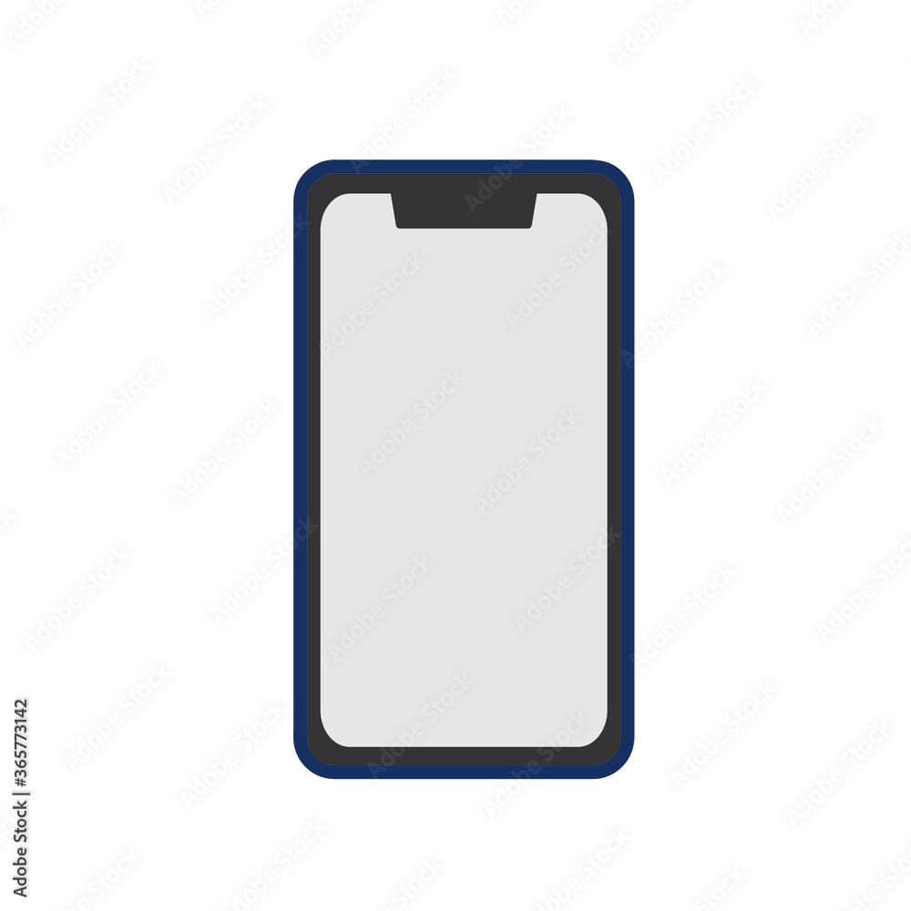 Phone With Notch Vector Design for Icon, Symbol, Template, and Logo Phone With Notch Vector Design for Icon, Symbol, Template, and Logo