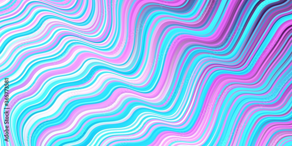 Light Pink, Blue vector pattern with wry lines. Bright illustration with gradient circular arcs. Pattern for websites, landing pages. Light Pink, Blue vector pattern with wry lines. Bright illustration with gradient circular arcs. Pattern for websites, landing pages.