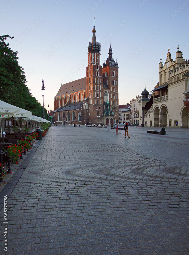 Cracow, St. Mary's Basilica on Main Square