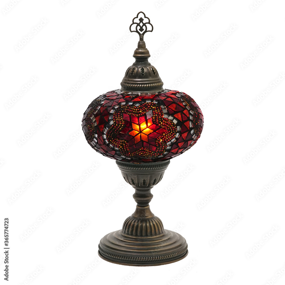 ottoman tile embroidered desktop lamp ottoman tile embroidered desktop lamp